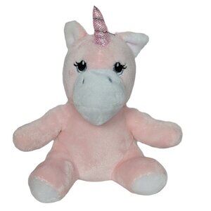 Pink Unicorn Plush Glitter Stuffed Animal